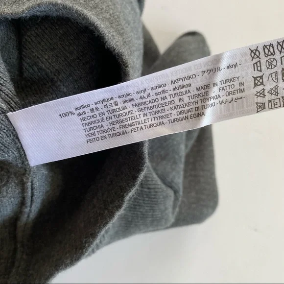 ZARA Hooded Crop Kangaroo Sweatshirt Hoodie M - Picture 12 of 15